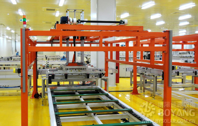 太陽能生產線-自動下料移栽機
