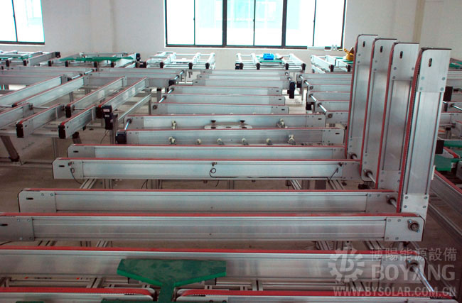 太陽(yáng)能組件生產(chǎn)線-橫向折疊通道
