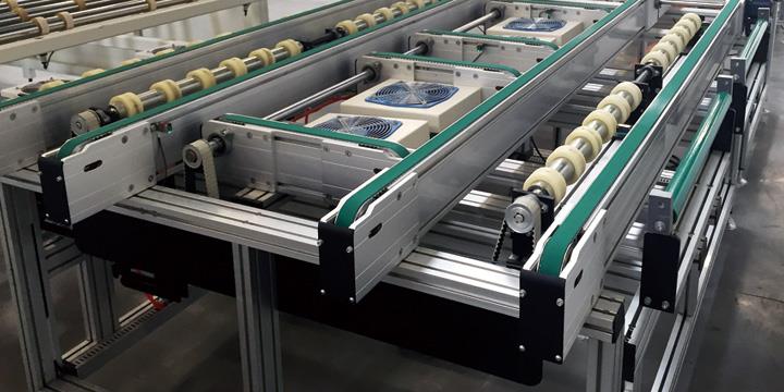 光伏組件制造設(shè)備-混進/ 混出定位單元